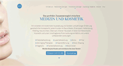 Desktop Screenshot of medizinundkosmetik.at